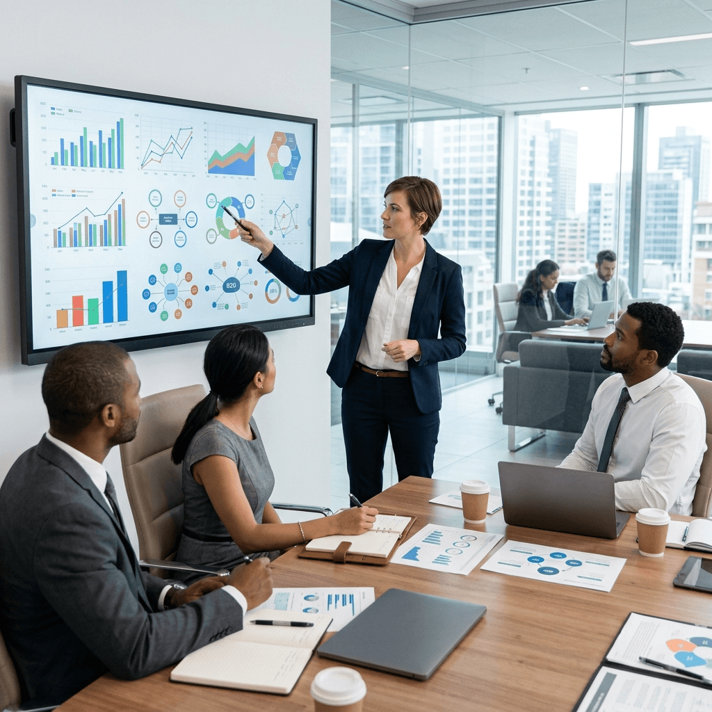 Copertina: Infografiche B2B: come trasformare dati tecnici e report aziendali complessi in schemi visivi chiari e memorabili